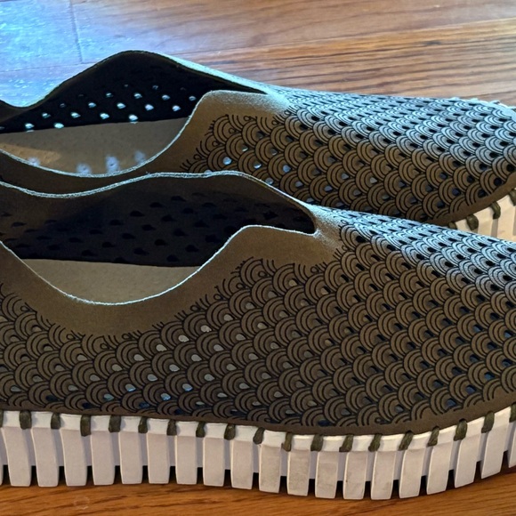 Ilse Jacobsen Hornbak Tulip 3373 Platform, Olive, Size 38, EUC - Picture 4 of 7